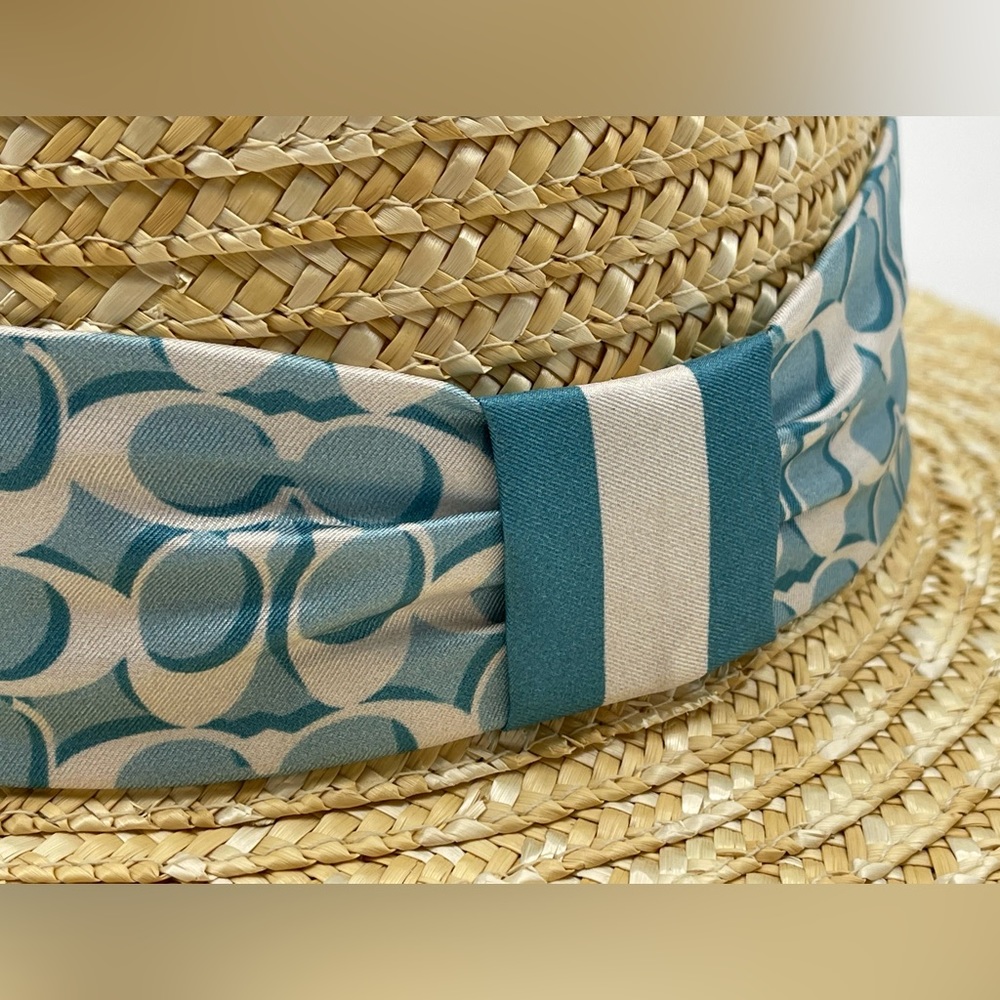 Coach Brimmed Hat With Scarf - Picture 5 of 14